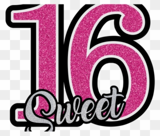 Sweet Sixteen Clipart - Png Download