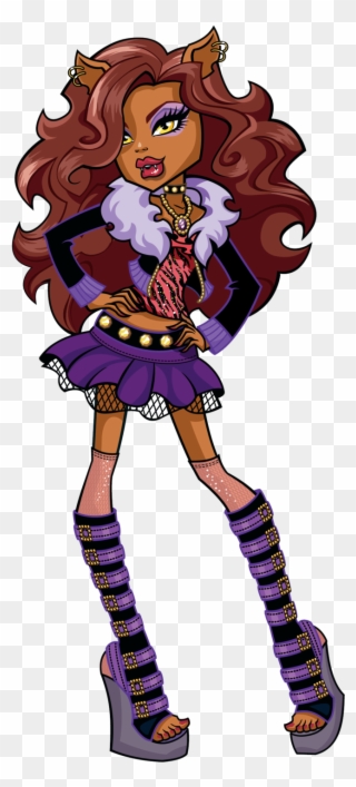 Monster High Transparent Clipart Ile Ilgili Görsel - Monster High Clawdeen Wolf Party - Png Download