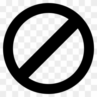 Png File - No Entry Icon Png Clipart
