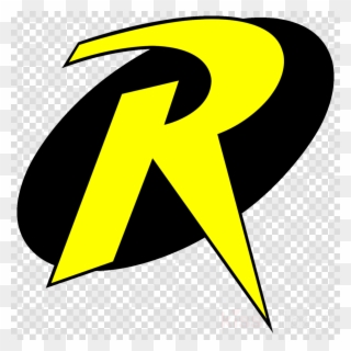 Robin Batman Logo Clipart Dick Grayson Batman Robin - Teen Titans Go Robin Symbol - Png Download