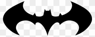 Batman Silhouette Logo - Transparent Background Batman Bat Images Clip Art - Png Download