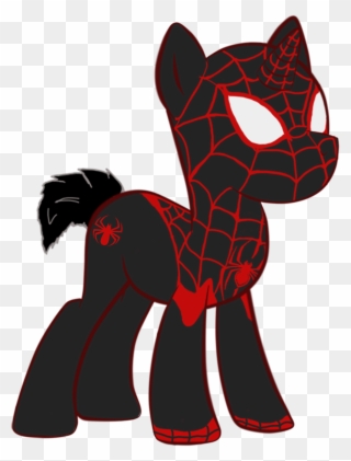 Clip Art Freeuse And Magic Mane Miles Morales By Edcom - Miles Morales Pony - Png Download