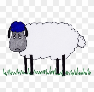 Children's Book About Feelings - Sad Sheep Clipart