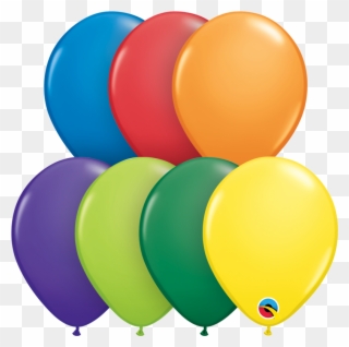 5″ Round Carnival - Balloons Clipart