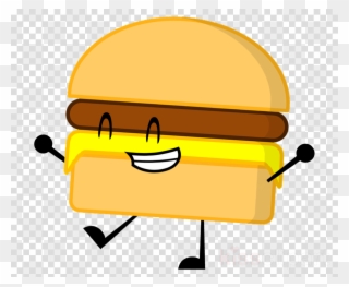 Bfdi Burger Clipart Hamburger Cheeseburger Hot Dog - Emoji Png Transparent Png
