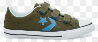 Green Star Player Sneakers - Converse Clipart