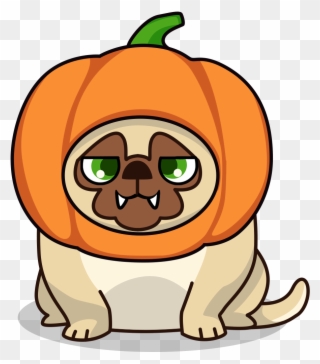 Pumpkin Dog Png , Png Download - Pumpkin Dog Png Clipart