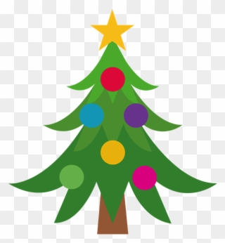 Christmas Tree Emoji Clipart