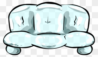 Inflatable Sofa - - Club Penguin Furniture Couch Clipart