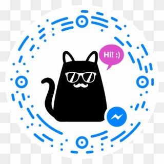 Mica The Hipster Cat Bot Clipart
