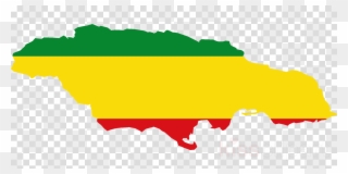 Jamaica Map Rasta Clipart Flag Of Jamaica Rastafari - Clip Art - Png Download