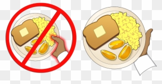 Don't Place Your Thumb On The Edge Of The Plate - Anti Rayap Clipart