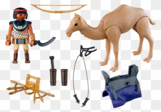 Игровой Набор "римляне И Египтяне" - Playmobil 5389 Egyptian Warrior With Camel Clipart