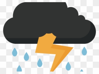 Thunder Clipart Thunder Lighting - Thunder And Lightning Clipart - Png Download