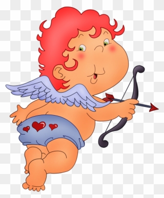 Fadas, Anjos Gnomos E Etc - Cupid Red Hair Clipart