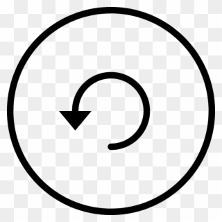 Circular Arrow In Rounded Button - Username Icon Png Clipart