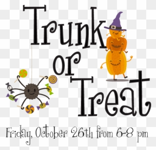 Trunk Or Treat Logo - Trick-or-treating Clipart