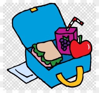 Packed Lunch Clipart Bento Packed Lunch Clip Art - Clip Art Lunch Box - Png Download