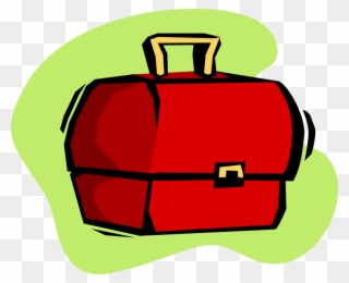 Vector Illustration Of Lunch Box Used By Schoolchildren - Boite À Lunch Clipart - Png Download