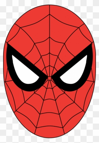 Black Spiderman Mask - Spiderman Face No Background Clipart
