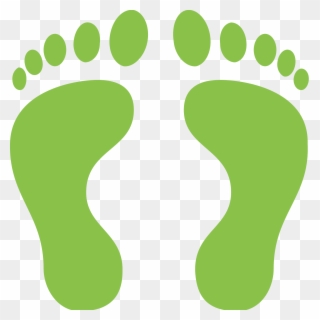 Graphic Black And White Footprint Icon Free Download - Blue Footprints Clipart