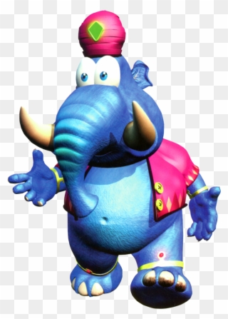 Taj The Elephant Genie Is A Wizard Who Has Various - Diddy Kong Racing Taj Clipart
