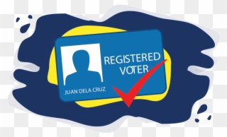 A Voter's Registration Is Your Admission Form To Become - United Visual Products Please Enter Here Sign Clipart