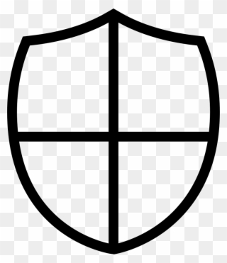 Shield Little Shape With A Cross Svg Png Icon Free - Shield With Cross Png Clipart