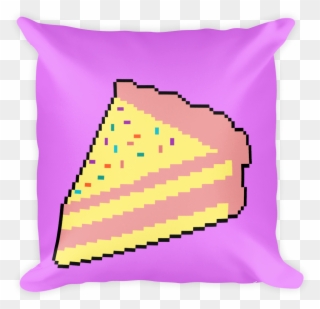 Square Pillow Case W/ Stuffing - Pixel Art Food Png Clipart