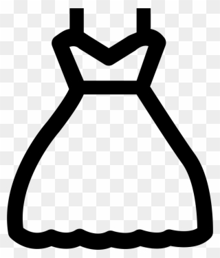 Yükle Ladies Svg Png Icon Free Download ( - Dress On Hanger Png Clipart