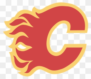 Логотип Calgary Flames - Calgary Flames Logo Clipart