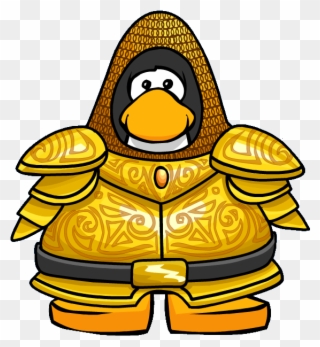 Golden Knight's Armor From A Player Card - Knight In Golden Armor Clipart