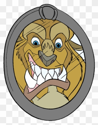 Clipart Cookies Circle - Beast In The Mirror - Png Download