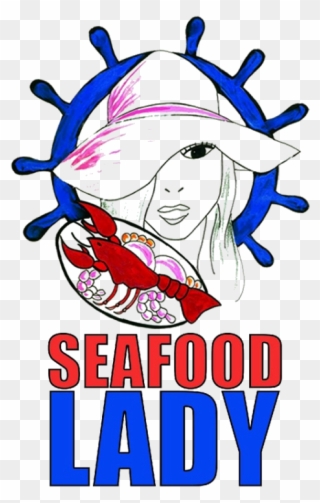 Seafood Lady Delivery - Seafood Lady Logo Clipart
