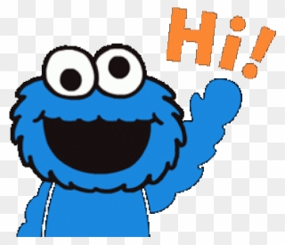 Cookie Monster Clipart Tumblr Transparent - Cookie Monster Gif Cartoon - Png Download