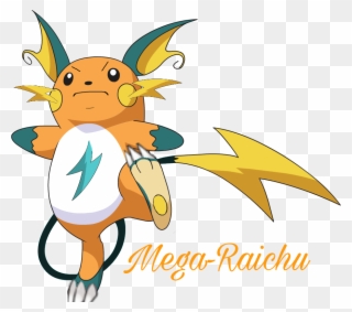 Pokémon Pokemon Pikachu Raichu Megaevolution - Kids Pokemon Raichu Clipart