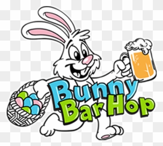 Grab - Easter Bunny Pub Crawl Clipart