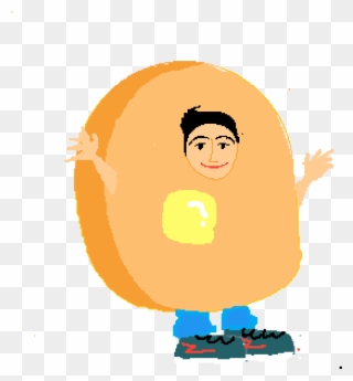 Pancake Man - Illustration Clipart
