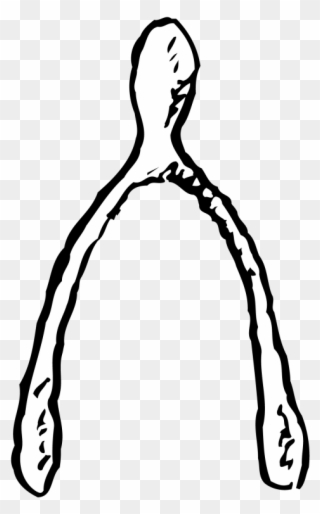 Wishbone Svg Transparent Download - Wishbone Symbol Clipart