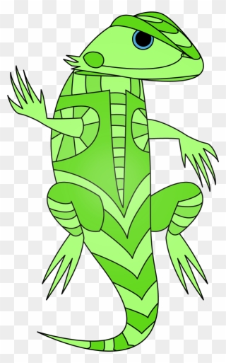 Green Lizard - Lizard Clipart