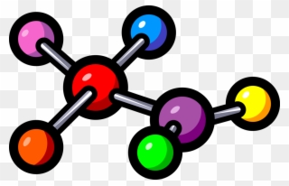 Vector Illustration Of Molecule Electrically Neutral - Difference Between Atoms Molecule And Ions Clipart