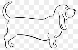 Sticker Chien Aux Pattes Courtes Ambiance Sticker Sb - Basset Hound Clipart