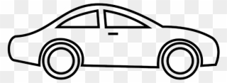 Top Clipart Images 2018 Car Clipart Black And White - Car Clipart Black And White - Png Download
