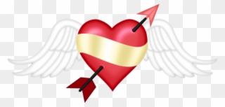 Free Png Valentine Small Heart With Wings Png Images - Feliz Dia De San Valentín Ceci Clipart