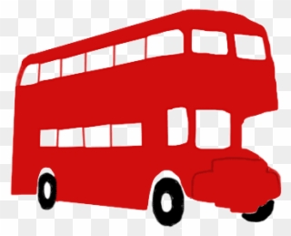 London Clipart Animated Gif - Double-decker Bus - Png Download