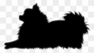 Silhouette Pomeranians A Closer Look At The Pomeranian - Dog Clipart