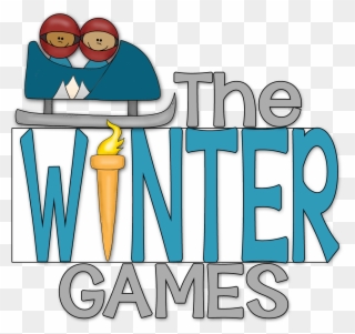 Winter Games Whole Word Color - Grammar Clipart