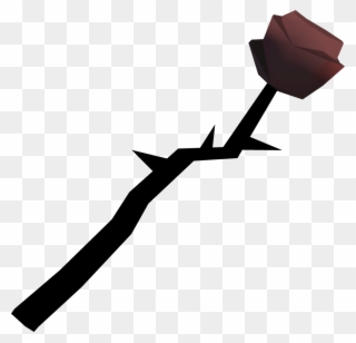 The Rosethorn Wand Is A Holiday Item Obtained By Trading - Wiki Clipart