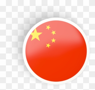 Asia, China, Chinese, Country, Flag, Geography, Map - China Flag Circle Icon Clipart