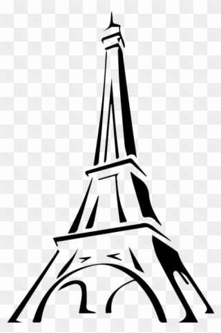 Stickers Tour Eiffel Paris France - France Eiffel Tower Drawing Clipart